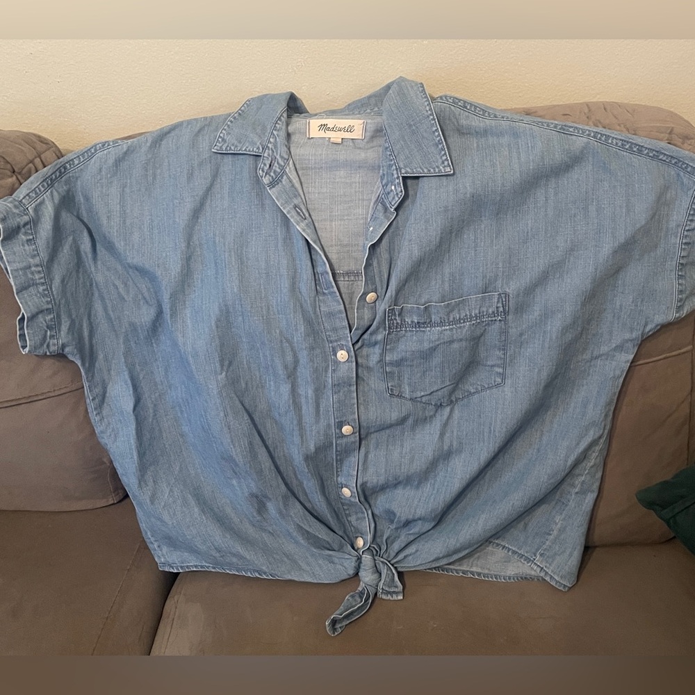 Madewell Light Blue Chambray Shirt